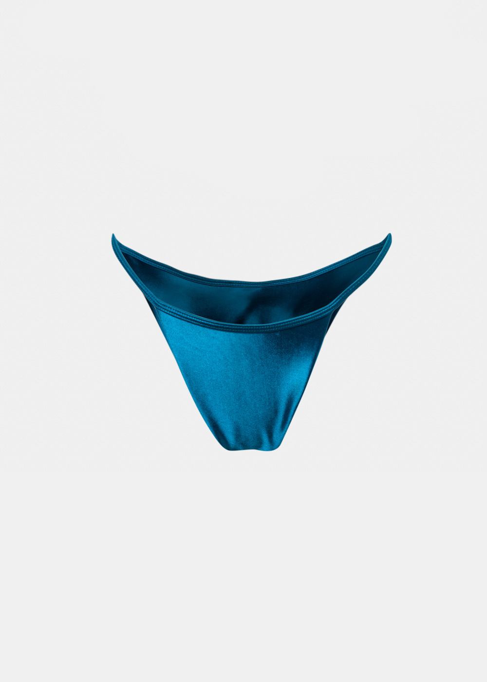 Mykonos Bikini Bottom - Cerulean Blue Glowy 